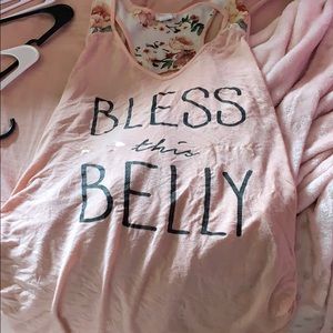 Bless this belly Maternity top